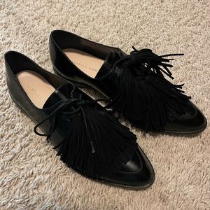 Loeffler Randall Black Jasper Tassel Oxfords | Size: 6